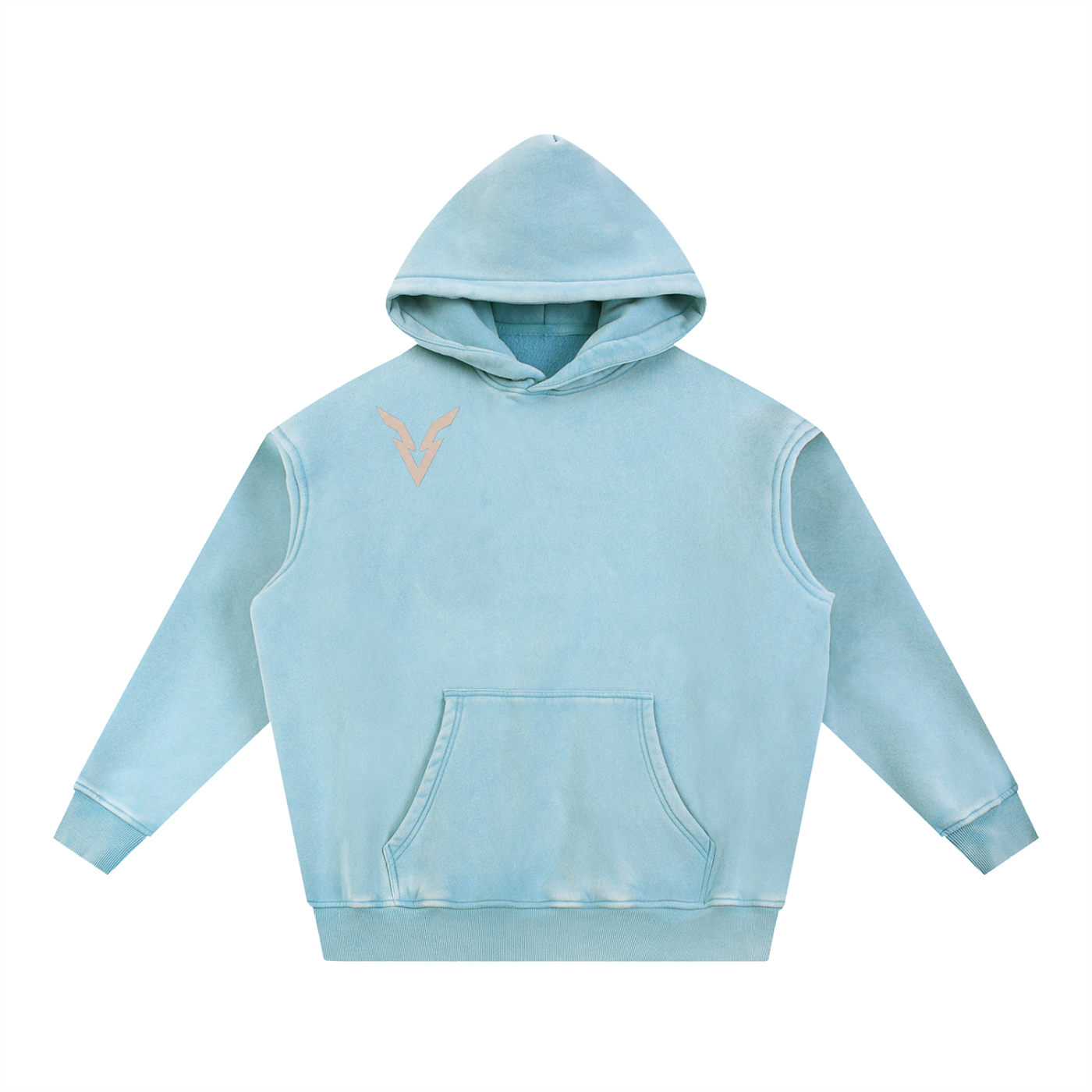 Vyora Snow Wash Fleece Oversize Hoodie