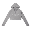 Vyora Vintage Washed Raw Edge Hoodie