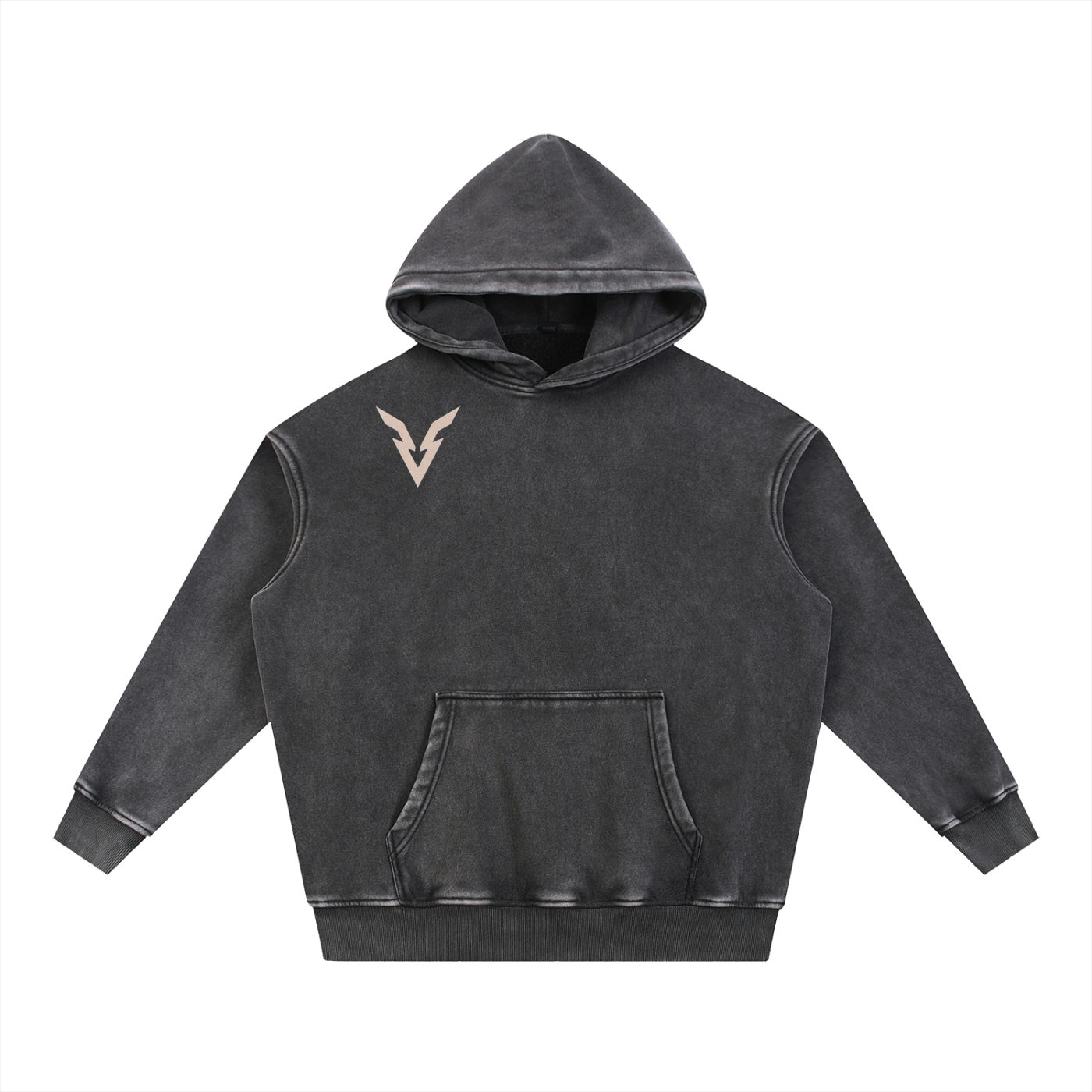 Vyora Snow Wash Fleece Oversize Hoodie