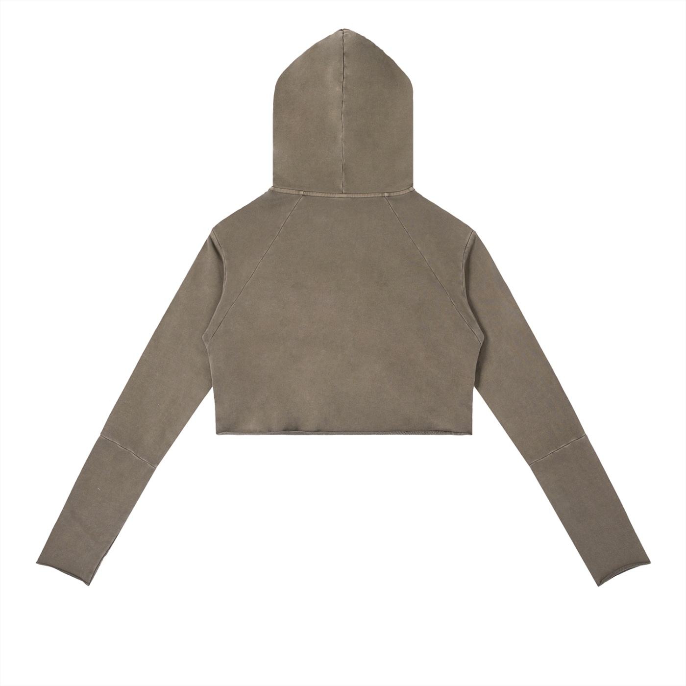 Vyora Vintage Washed Raw Edge Hoodie