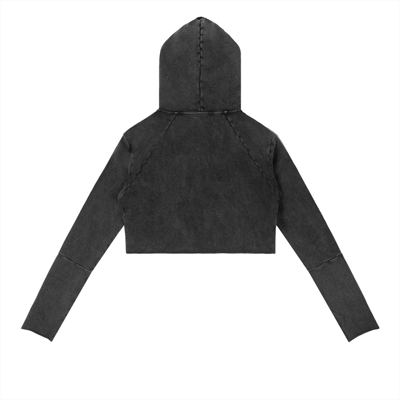 Vyora Vintage Washed Raw Edge Hoodie