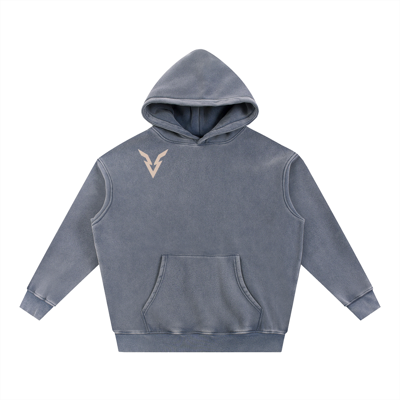Vyora Snow Wash Fleece Oversize Hoodie